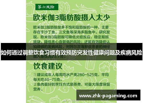 如何通过调整饮食习惯有效预防突发性健康问题及疾病风险 如何通过调整饮食习惯有效预防突发性健康问题及疾病风险